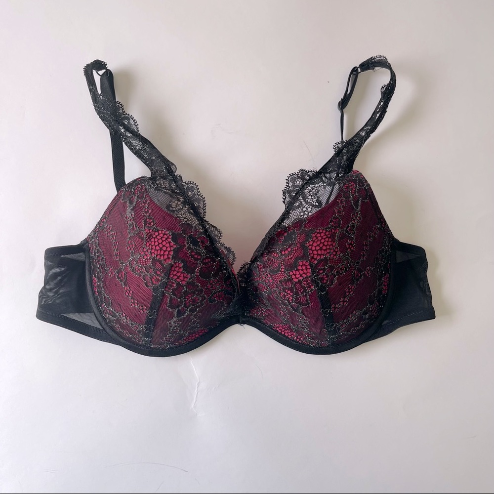 Sexy Little Things black and pink bra size 36B
